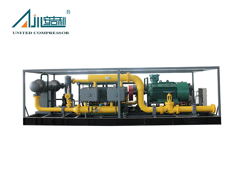 Водородный компрессор с низкой вибрацией производительностью 25,2 м³/мин для экологически чистой энергетики