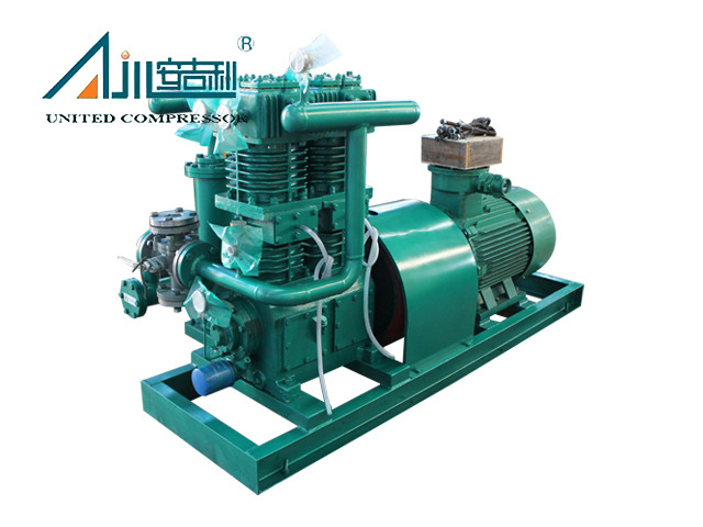 Компактный вертикальный безмасляный компрессор для разгрузки сжиженного нефтяного газа/аммиака