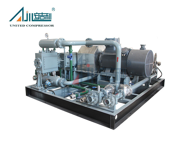 Компактный поршневой компрессор водорода для технологических систем