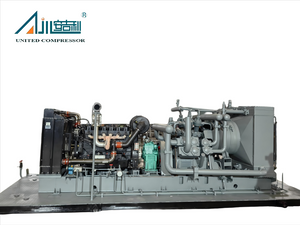 Инженерный воздушный компрессор мощностью 25 МПа на раме с приводом от Weichai