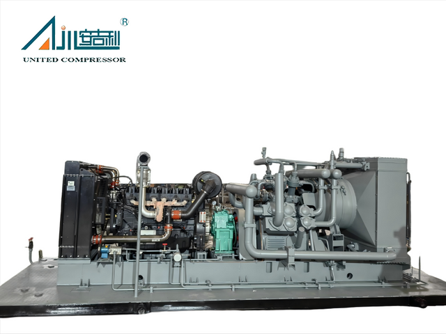 Инженерный воздушный компрессор мощностью 25 МПа на раме с приводом от Weichai